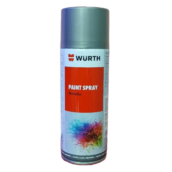 WUERTH SPRAY PAINT - METALLIC - WHITE ALUMINIUM 9006