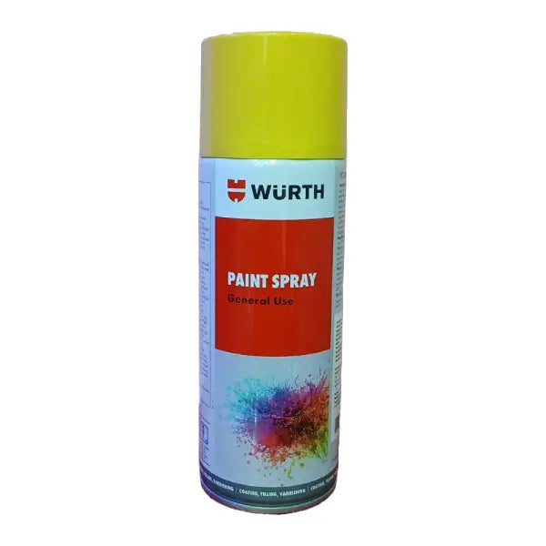 WUERTH SPRAY PAINT - GENERAL USE - ZINC YELLOW 1018