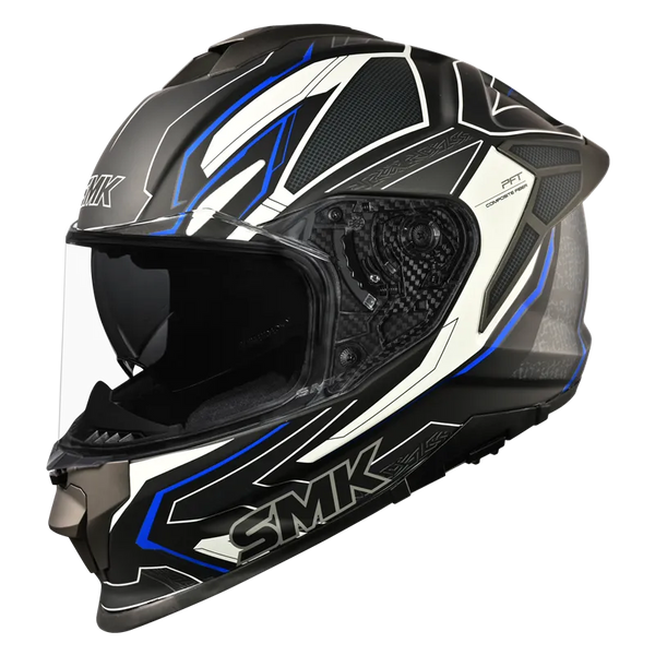 MA 215 (DULL BLACK BLUE WHITE)