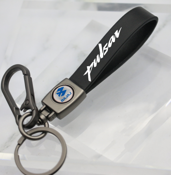 BAJAJ PULSAR LEATHER KEY CHAIN