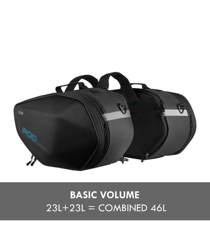 RYNOX POD SADDLEBAGS 52L- WATERPROOF