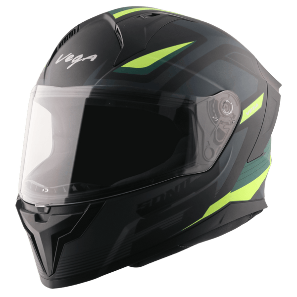 DULL BLACK NEON YELLOW