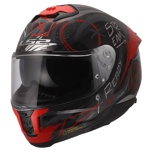 FF320 STREAM II SCRATCHES BLACK RED
