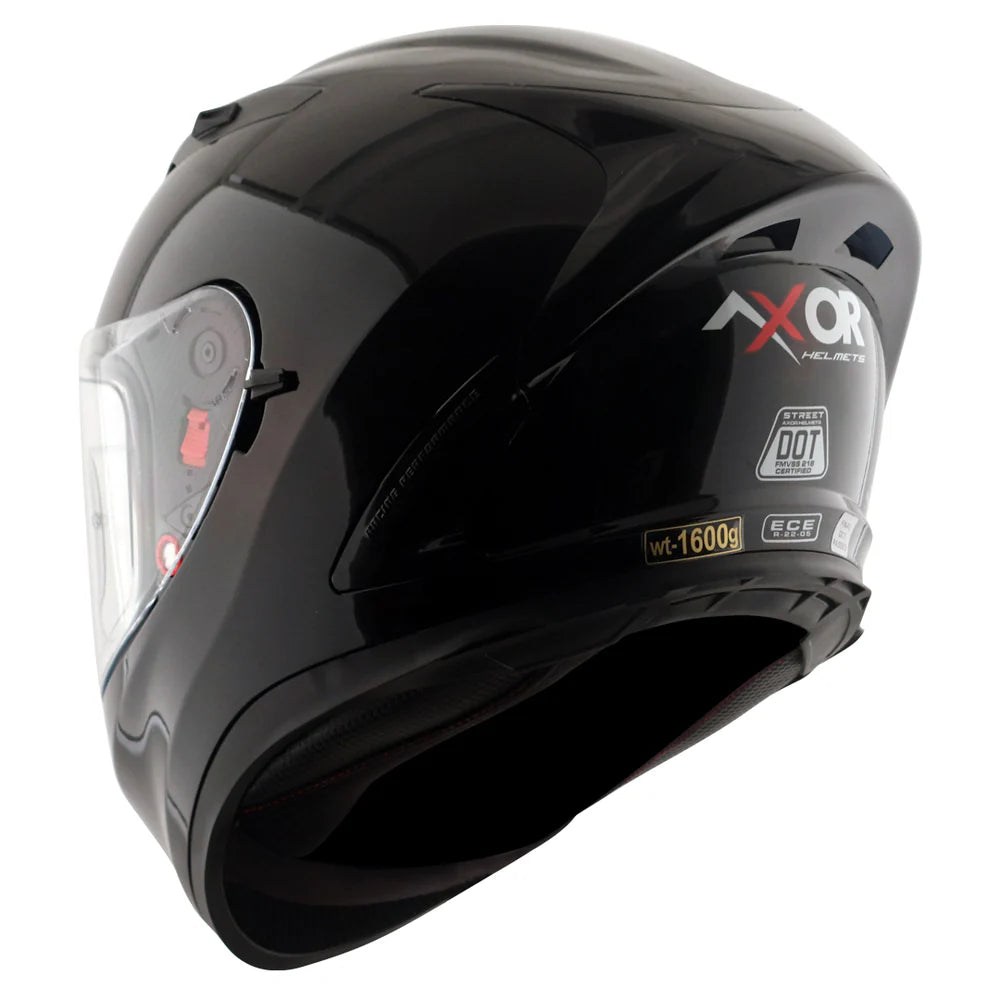 Street Solid Black Helmet
