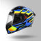BLACK / ORANGE & BLUE WITH SPOILER