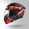 MATT BLACK / RED & GREY WITH SPOILER