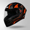 BLACK & ORANGE WITH SPOILER