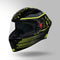 BLACK & FLUORESCENT YELLOW WITH SPOILER