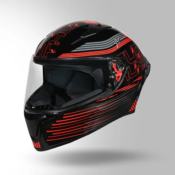 BLACK & RED WITH SPOILER