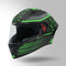 MATT BLACK & GREEN WITH SPOILER