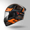 BLACK & ORANGE WITH SPOILER