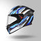 MATT BLACK & BLUE WITH SPOILER
