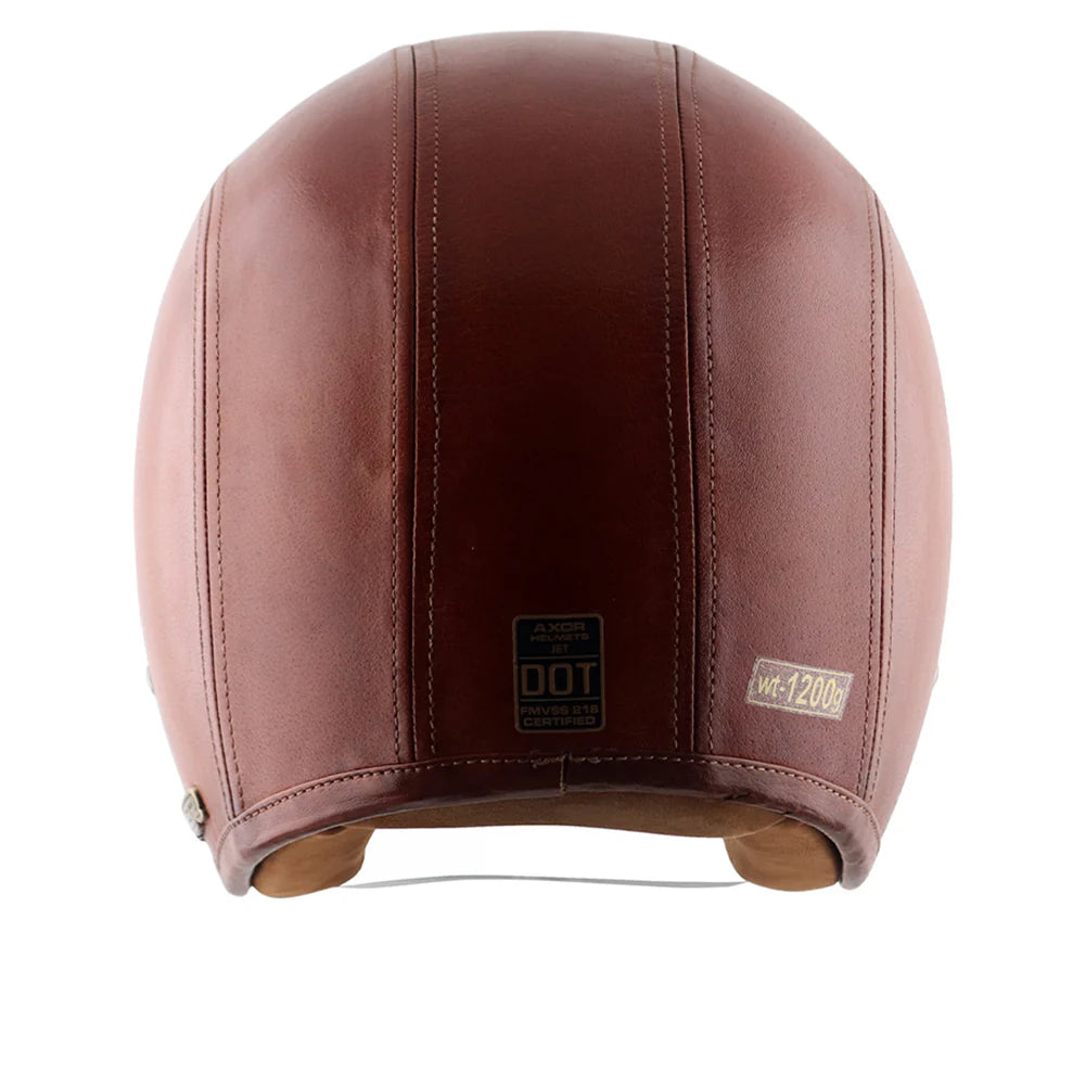 Axor Retro Jet Leather Helmet