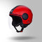 RED WITH BLACK STRIP