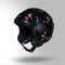 BLACK WITH FLOWER GRAPHICS