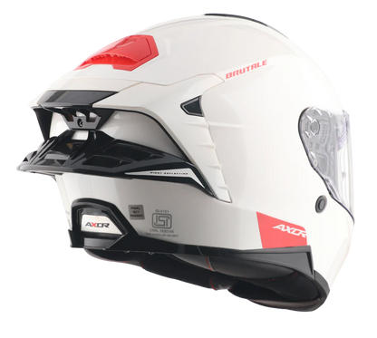 Brutale Solid Colors Dual Spoiler Helmet + Complimentary Balaclava worth 599