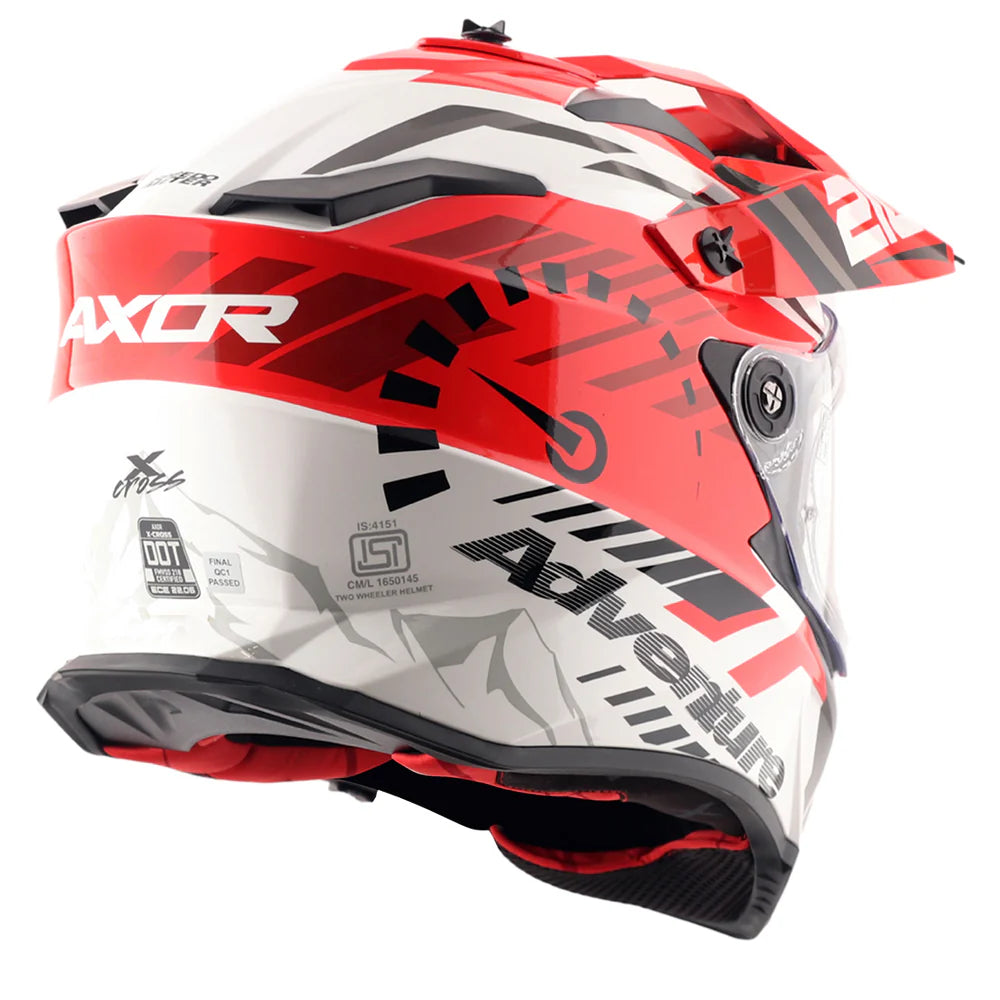 X-Cross Dual Visor Speedometer Helmet