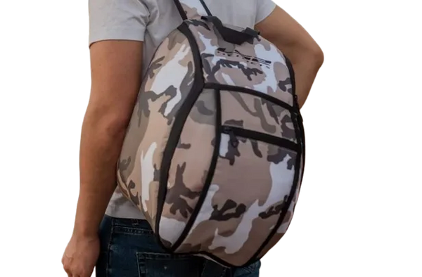 LS2 BACKPACK CAMOUFLAGE KHAKI HELMET BAG