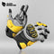 BLACK GREY YELLOW