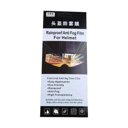 RAINPROOF ANTI FOG FILM FOR HELMET