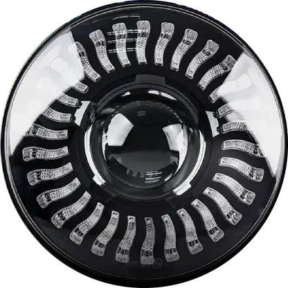 HJG 7 Inch White LED Headlight Chakra