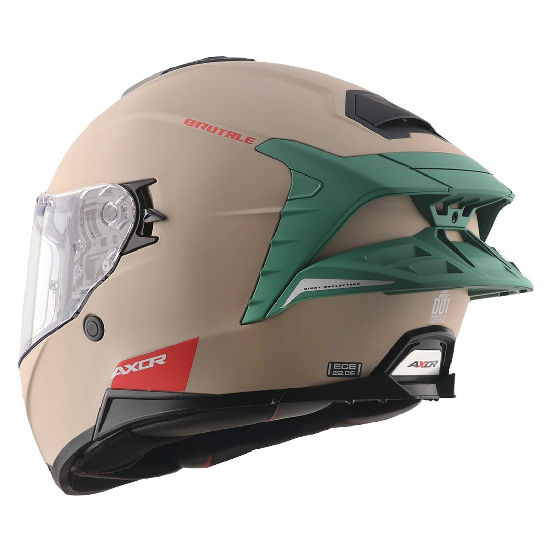 Brutale Corsa Dual Spoiler Helmet + Complimentary Balaclava worth 599