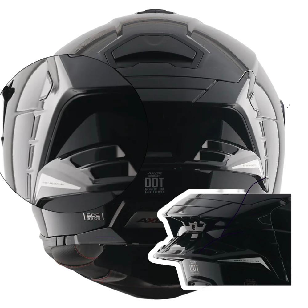 BRUTALE SOLID GLOSSY BLACK SPOILER SET