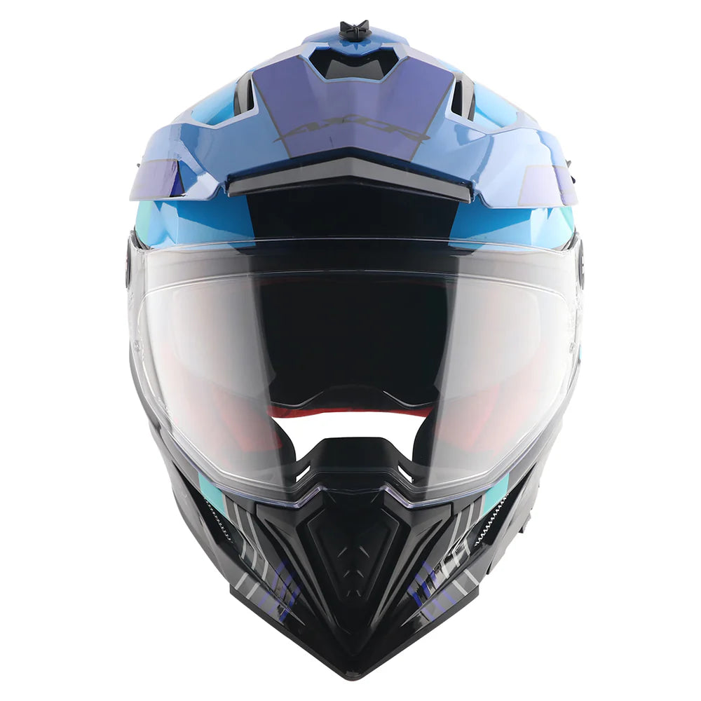 X-Cross Dual Visor Gambling Helmet