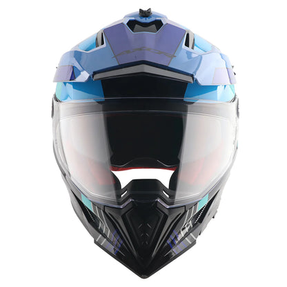 X-Cross Dual Visor Gambling Helmet