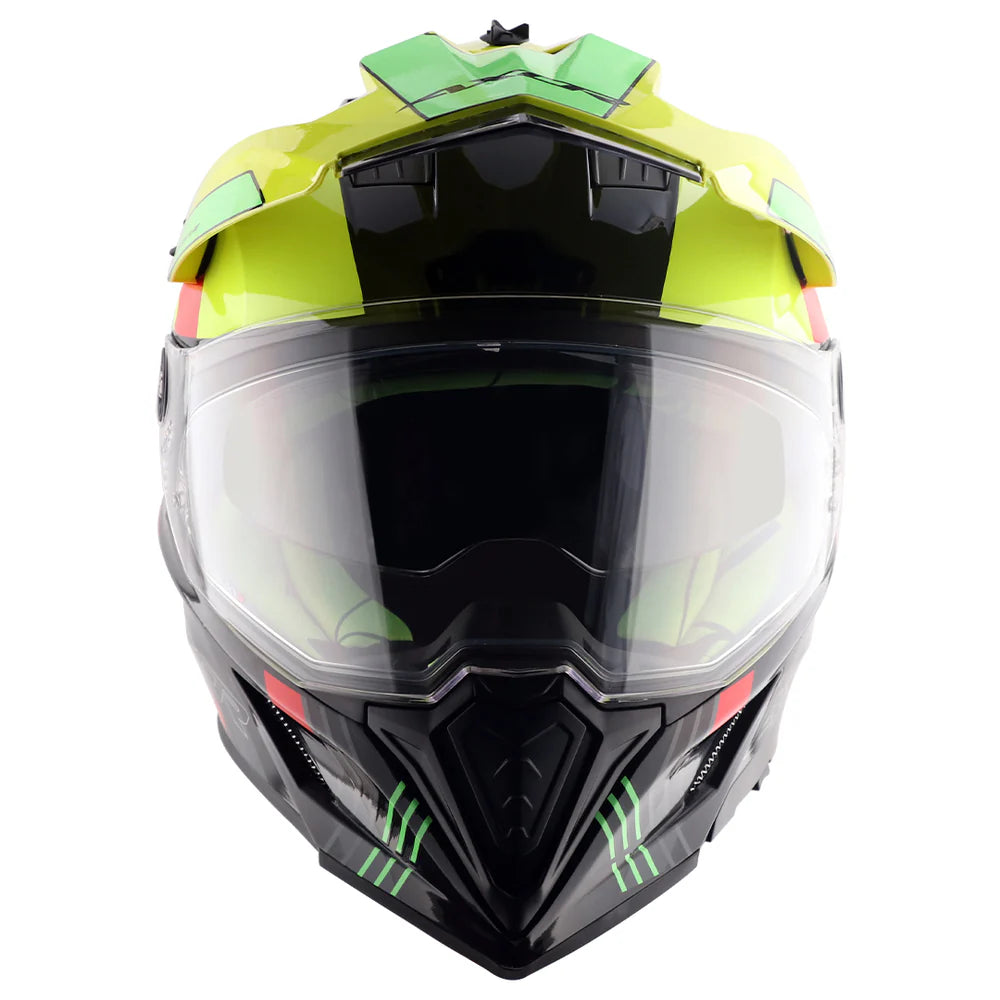 X-Cross Dual Visor Gambling Helmet