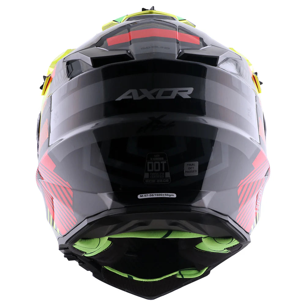 X-Cross Dual Visor Gambling Helmet