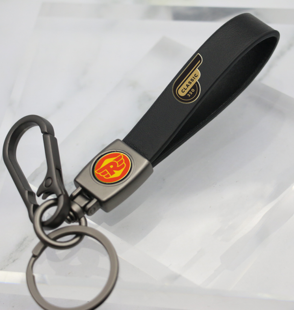 ROYAL ENFIELD CLASSIC 350 LEATHER KEY CHAIN