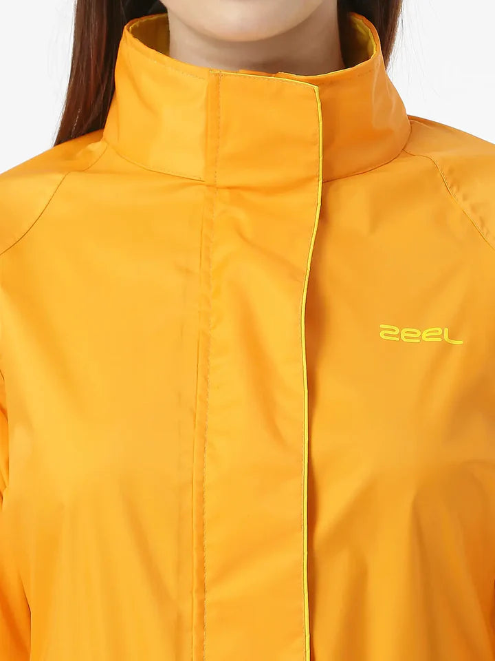 Zeel Diva Yellow Trench Coat