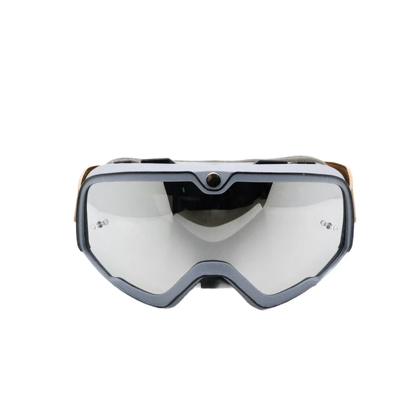 100% BARSTOW GOGGLE - GREY - CLEAR MIRROR LENS