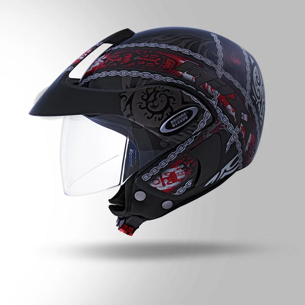 MATT BLACK & RED