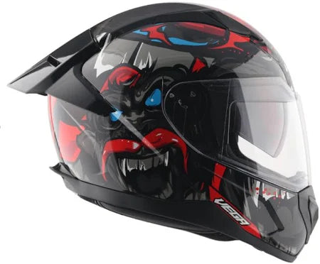 Rapid DV Mandy Monkey Helmet with Spoiler and extra Smoke visor