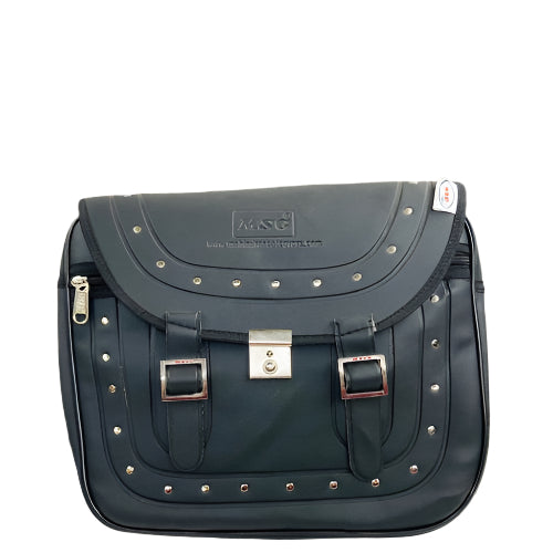 Premium motorcycle saddle bag