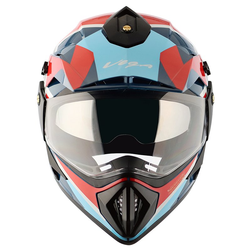 Off Road Marvel Thor Edition Dull Blue Red Helmet